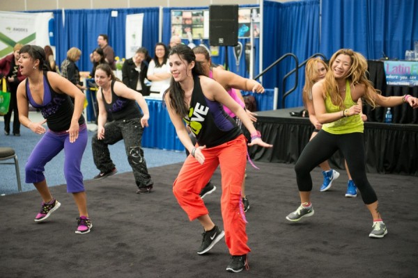 Zumba at the Wellness Show