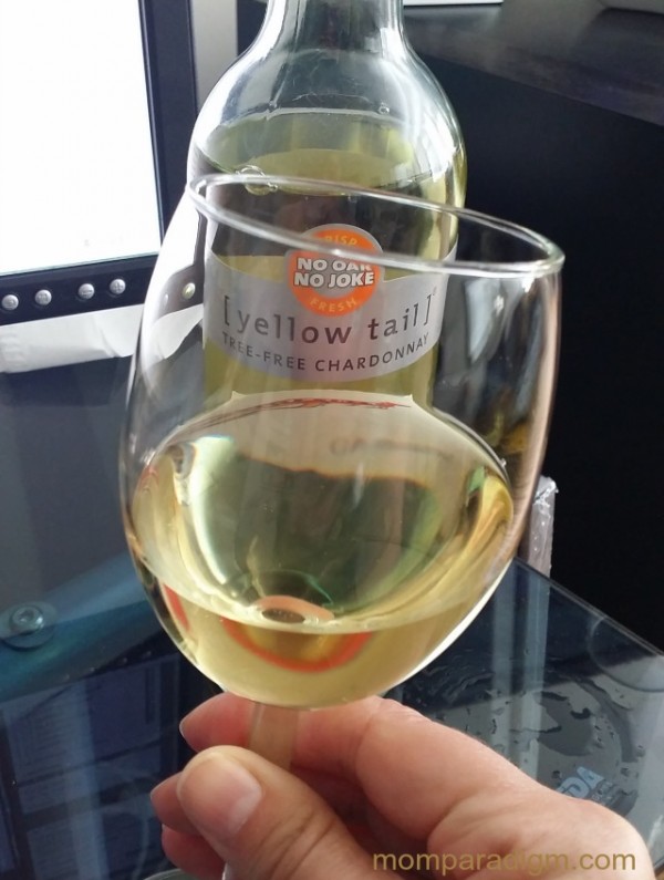 wine glass chardonnay