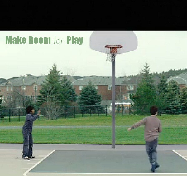 make room for play