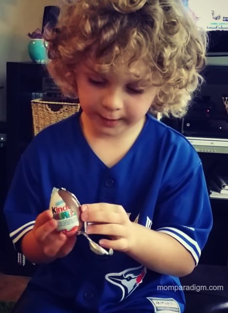 Kinder Surprise and baseball