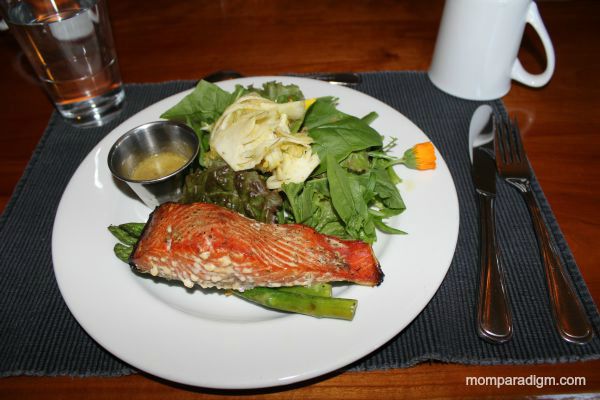 Salmon dinner